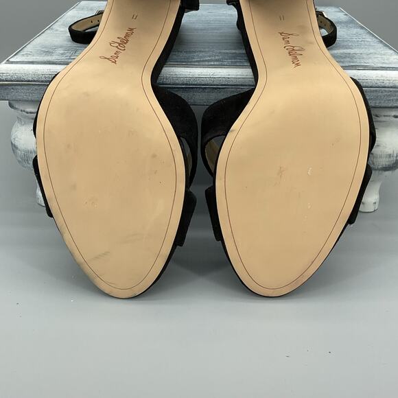 NEW Sam Edelman Women’s Yancy Ankle Strap Sandals Black Size 11 - Picture 10 of 10